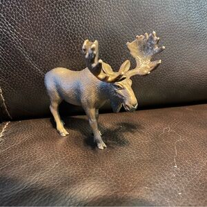 Schleich BULL MOOSE Male Figure 2016 Retired Wildlife Animal Nature